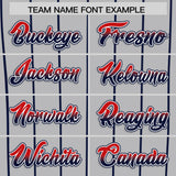 Custom Gray Minnesota-Twins City Silhouette Authentic Baseball Jersey