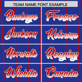 Custom Royal Chicago City Silhouette Authentic Baseball Jersey