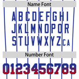 Custom White Arlington City Silhouette Authentic Baseball Jersey