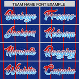 Custom Royal Arlington City Silhouette Authentic Baseball Jersey