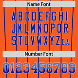 Custom Orange New York City Silhouette Authentic Baseball Jersey