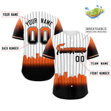 Custom White Baltimore City Silhouette Authentic Baseball Jersey