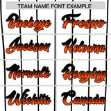 Custom White San-Francisco City Silhouette Authentic Baseball Jersey