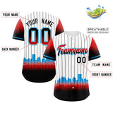 Custom White Miami City Silhouette Authentic Baseball Jersey