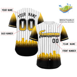 Custom White Pittsburgh City Silhouette Authentic Baseball Jersey