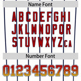 Custom White Atlanta City Silhouette Authentic Baseball Jersey