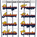 Custom White Houston City Silhouette Authentic Baseball Jersey