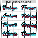 Custom White Phoenix City Silhouette Authentic Baseball Jersey