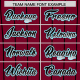 Custom Crimson Phoenix City Silhouette Authentic Baseball Jersey