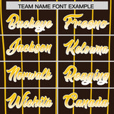 Custom Brown San Diego City Silhouette Authentic Baseball Jersey