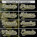 Custom Black Olive Split Personalized Graffiti Raglan Sleeve Authentic Baseball Jersey