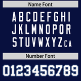 Custom Navy Powder Blue Split Personalized Graffiti Raglan Sleeve Authentic Baseball Jersey