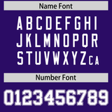 Custom Purple Gray Split Personalized Graffiti Raglan Sleeve Authentic Baseball Jersey