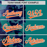 Custom Aqua Navy Split Personalized Graffiti Raglan Sleeve Authentic Baseball Jersey