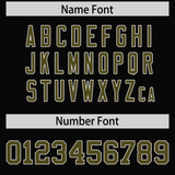 Custom Black Olive Split Personalized Graffiti Raglan Sleeve Authentic Baseball Jersey