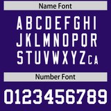 Custom Purple White Split Personalized Graffiti Raglan Sleeve Authentic Baseball Jersey