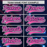 Custom Navy Personalized Starburst Pattern Authentic Baseball Jersey