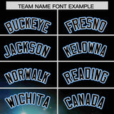 Custom Black Personalized Starburst Pattern Authentic Baseball Jersey