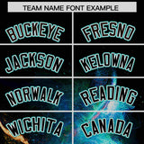 Custom Black Personalized Starburst Pattern Authentic Baseball Jersey