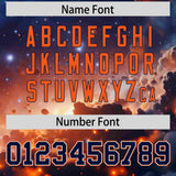 Custom Navy Personalized Starburst Pattern Authentic Baseball Jersey