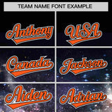 Custom Black Personalized Starburst Pattern Authentic Baseball Jersey