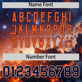 Custom Navy Personalized Starburst Pattern Authentic Baseball Jersey