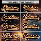 Custom Black Personalized Starburst Pattern Authentic Baseball Jersey