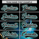 Custom Black Personalized Starburst Pattern Authentic Baseball Jersey