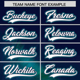 Custom Navy Personalized Starburst Pattern Authentic Baseball Jersey