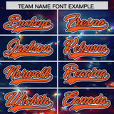 Custom Navy Personalized Starburst Pattern Authentic Baseball Jersey