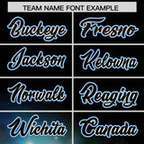 Custom Black Personalized Starburst Pattern Authentic Baseball Jersey