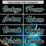 Custom Black Personalized Starburst Pattern Authentic Baseball Jersey
