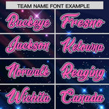 Custom Navy Personalized Starburst Pattern Authentic Baseball Jersey