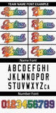 Custom LGBT Rainbow For Pride Month Raglan Sleeves Authentic Baseball Jersey Stitched Logo Number