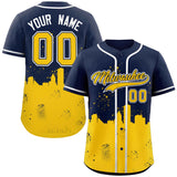 Custom Baseball Jersey Graffiti Pattern City Nightscape Baseball Sportwear For Men Women Youth