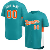 Custom Personalized Side Two-Tone Design Authentic Baseball Jersey Add Team Logo Number