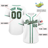 Custom Baseball Jersey Personalized Camo Font Print Team Name/Numbers Button Down Shirts Uniform