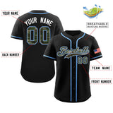Custom Baseball Jersey Personalized Camo Font Print Team Name/Numbers Button Down Shirts Uniform