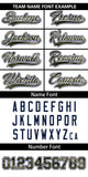 Custom Baseball Jersey Personalized Camo Font Print Team Name/Numbers Button Down Shirts Uniform