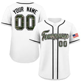 Custom Baseball Jersey Personalized Camo Font Print Team Name Numbers Fashion Shirts