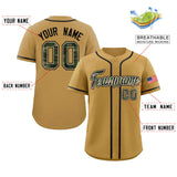 Custom Baseball Jersey Personalized Camo Font Print Team Name Numbers Fashion Shirts