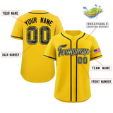 Custom Baseball Jersey Personalized Camo Font Print Team Name Numbers Shirts Sports Uniform