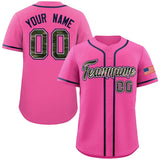 Custom Baseball Jersey Personalized Camo Font Print Team Name Numbers Shirts Sports Uniform