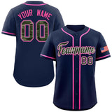 Custom Baseball Jersey Personalized Camo Font Print Team Name Numbers Shirts Sports Uniform