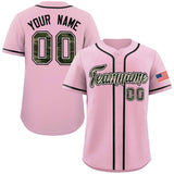 Custom Baseball Jersey Personalized Camo Font Print Team Name Numbers Shirts Colorful