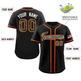 Custom Baseball Jersey Personalized Camo Font Print Team Name Numbers Shirts Uniform
