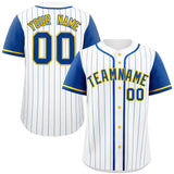 Custom Stripe Fashion Raglan Sleeves Baseball Jersey Design Name Number Logo Sport Jersey