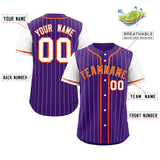 Custom Stripe Fashion Raglan Sleeves Baseball Jersey Design Name Number Logo Athletic Jersey