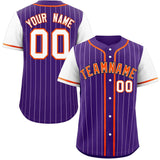 Custom Stripe Fashion Raglan Sleeves Baseball Jersey Design Name Number Logo Athletic Jersey