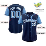 Custom Stripe Fashion Raglan Sleeves Baseball Jersey Design Name Number Logo Athletic Jersey